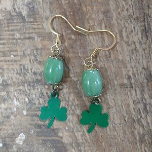 Homemade St.Pats. Earrings